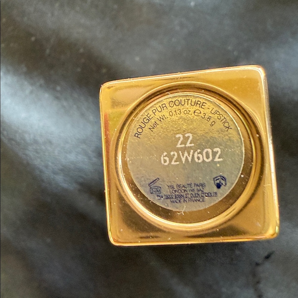 Yves Saint Laurent Gold Lipstick Case - Picture 2 of 4